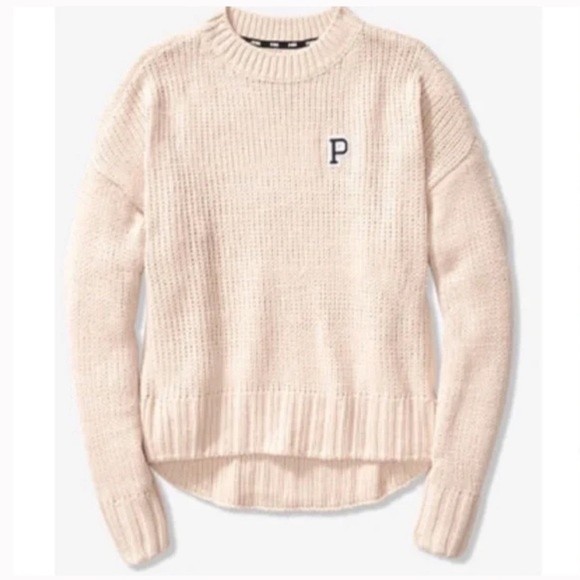 PINK Victoria's Secret Sweaters - Victoria's Secret Pink Boyfriend Oversized Sweater